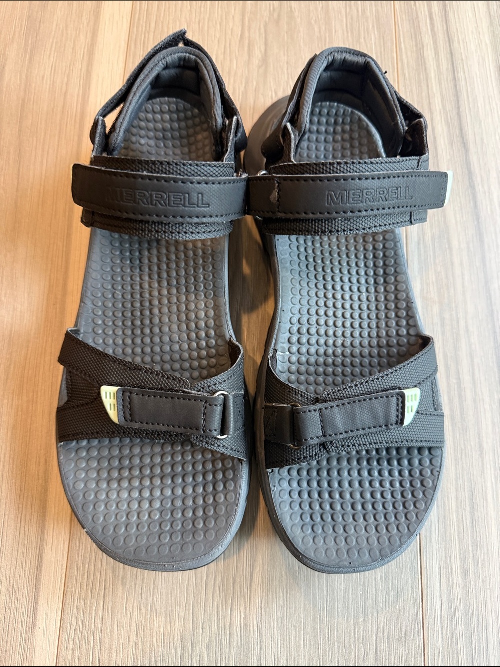 Merrell Women's Black Cedrus Convert 3 Strap Sandals Size 9